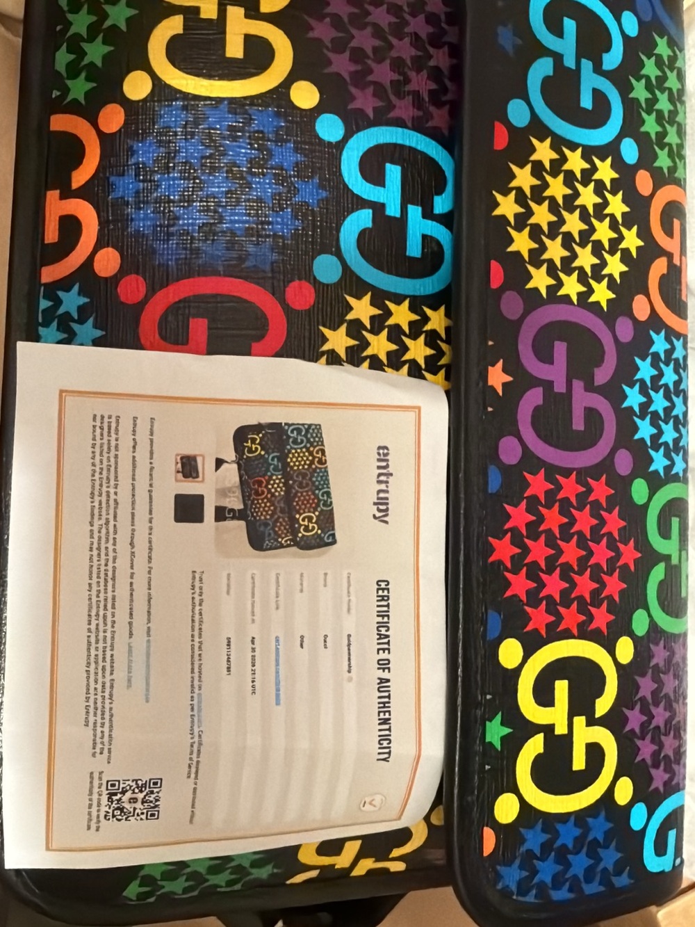 Gucci Colorful GG Monogram belt bag